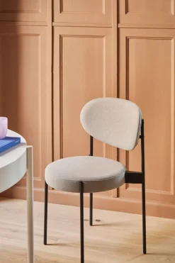Sale Verpan 430 Stacking Chair by Verner Panton Black / Hallingdal 227