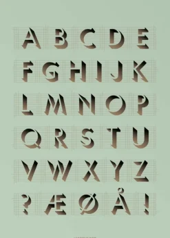 Børn ViSSEVASSE ABC Poster