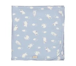 Sale MarMar Copenhagen Alida baby tæppe Blue Moomin