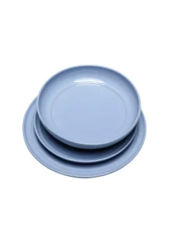 Best Hübsch Amare Frokosttallerken Light Blue - Stock sale