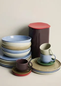 Best Hübsch Amare Frokosttallerken Light Blue - Stock sale