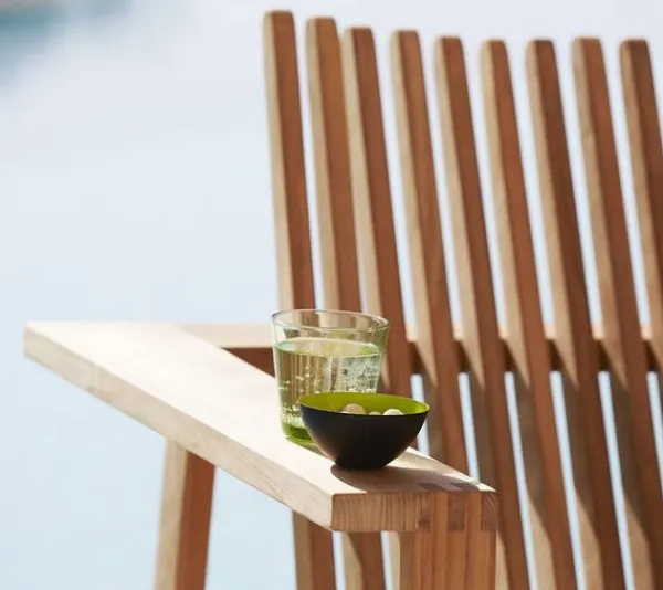 Best Cane-line Amaze Lænestol Teak