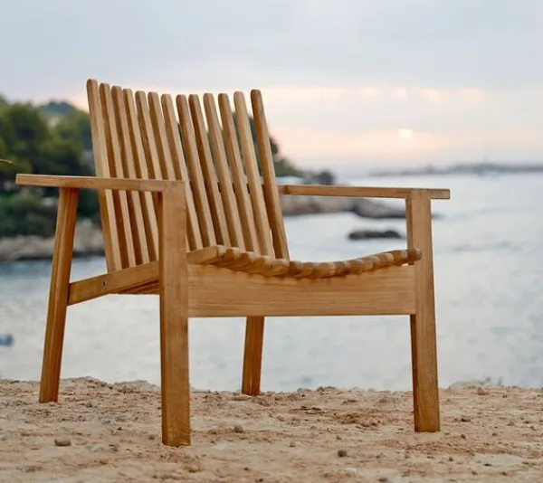 Best Cane-line Amaze Lænestol Teak