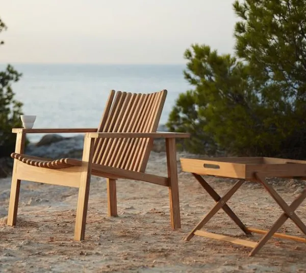 Best Cane-line Amaze Lænestol Teak