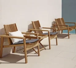 Best Cane-line Amaze Lænestol Teak