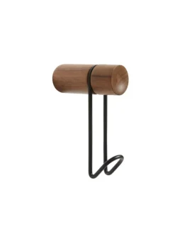 Best Woud Around Wall Hanger Walnut/Black - Small
