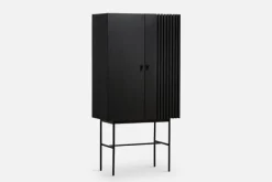 Best Woud Array sideboards 80 cm / Black painted Oak w. Black legs