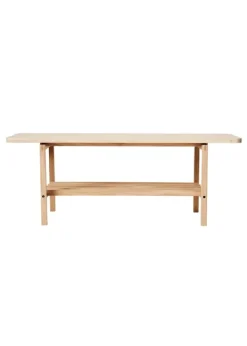 Best Andersen Furniture B3 Bench Oak white matt lacquer