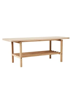 Best Andersen Furniture B3 Bench Oak white matt lacquer