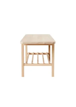 Best Andersen Furniture B3 Bench Oak white matt lacquer