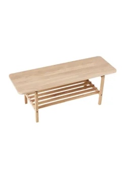 Best Andersen Furniture B3 Bench Oak white matt lacquer