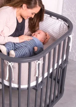 Best Babybay - Original Co-Sleeper Grå Lakeret