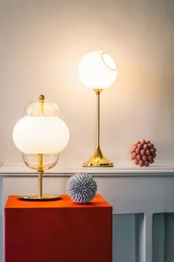 Best Design By Us Ballroom Table Lamp White/Gold