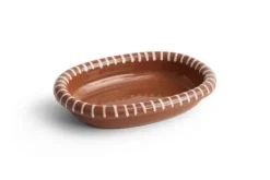 Best HAY Barro Oval Dish Natural with stripes - Small