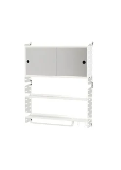 Best String Furniture Bathroom D White / Clear Perspex