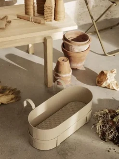 New Ferm Living Bau Balcony Box Cashmere