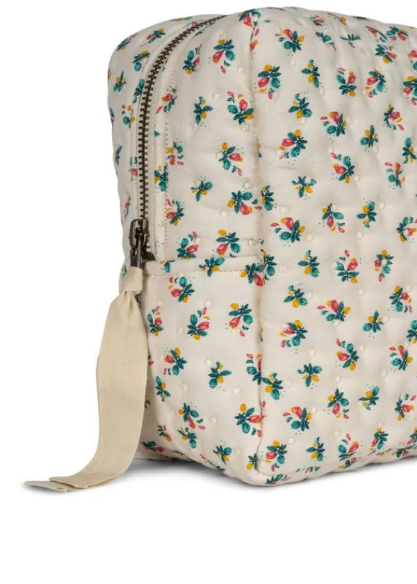 New Konges Sløjd Big Quilted Toiletry Bag FLEUR COLORÉ