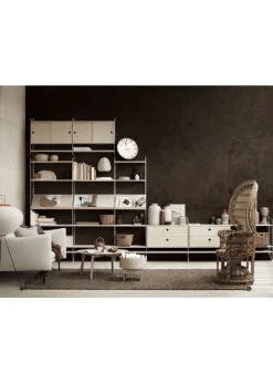 Best String Furniture Cabinet w/ Sliding Doors Small - Ash