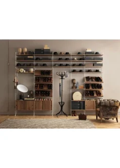 Best String Furniture Cabinet w/ Sliding Doors Large - Ash