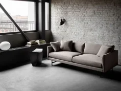 Best Fredericia Furniture Calmo Sofa 95 5652 by Hugo Passos Primo 88 Black / Black