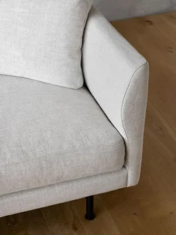 Best Fredericia Furniture Calmo Sofa 80 5625 by Hugo Passos Sunniva 717 / Black