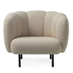 Best Warm Nordic Cape Stitch Lounge Chair Barnum 2 (Sand)