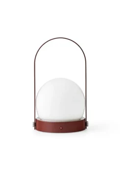 Sale Audo Copenhagen Carrie table lamp - Portable Brændt rød