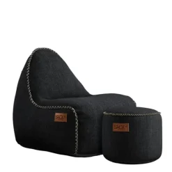 Sale SACKit Cobana Junior Lounge Chair & Pouf Cobana Black