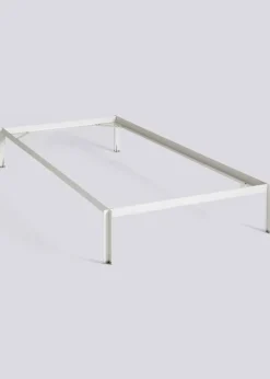 Best HAY Connect Bed af Leif Jørgensen Hvid pulverlakeret stål - Til L200 x W90 madras