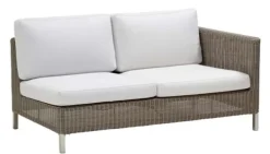 Cane-line Connect Dining lounge 2-seater Sofa Left Module