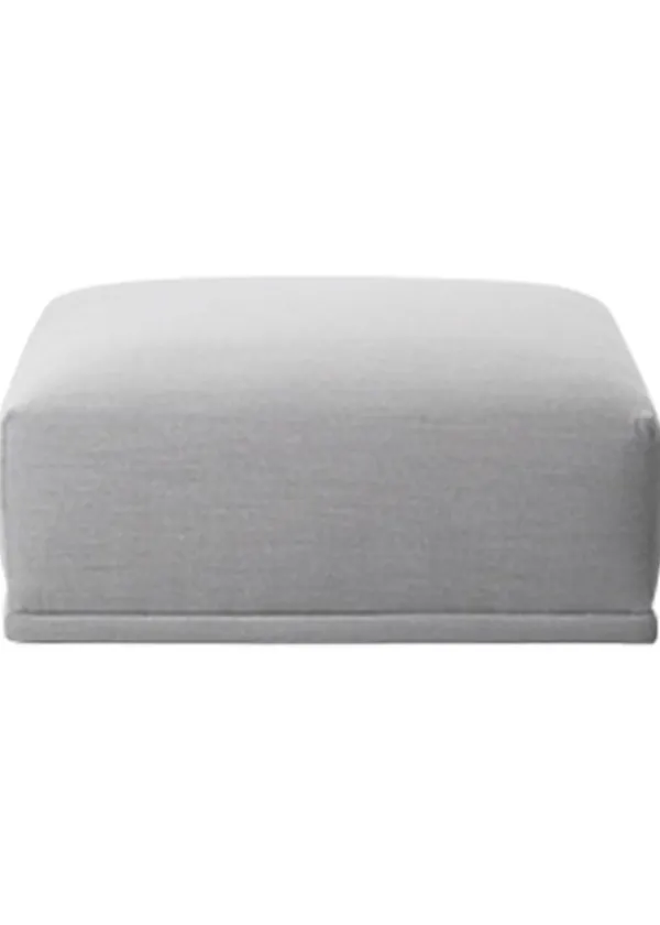 Best Muuto Connect Modular Sofa / Modules Short Ottoman (I) - L: 92 x D: 92 x H: 42 cm