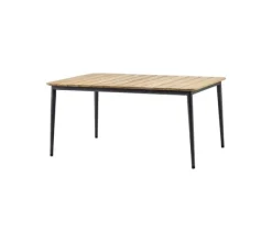 Best Cane-line Core spisebord Teak/Lava grey small