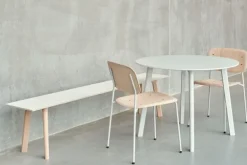Best HAY CPH Deux 220 2.0 Table Ink Black Laminate / Ink Black Lacquered Beech - Ø75