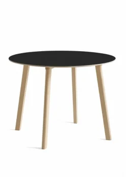 Best HAY CPH Deux 220 Round / Ø98 Tabletop: Ink Black Laminate