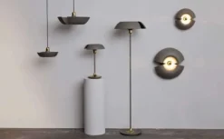 Best AYTM CYCNUS bordlampe Taupe/guld