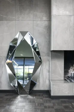 Sale Reflections Copenhagen Diamond Mirror XL - Silver