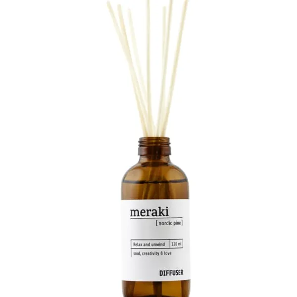 Best Meraki Duftfrisker m. 7 pinde Nordic Pine, Brown