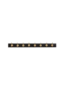 Sale Nordal EDGY coat rack Matt Black - 8 hooks