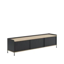 Best Muuto Enfold Sidetable by Oak / Antracite Black