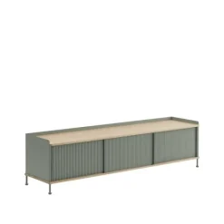 Clearance Muuto Enfold Sidetable by Oak / Dusty Green