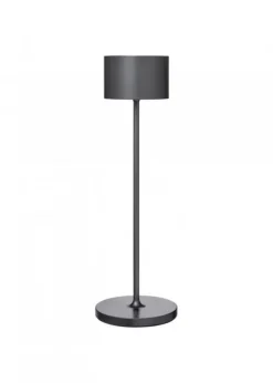 Hot Blomus FAROL Mobile LED Table Lamp Gunmetal, Metallic Finish