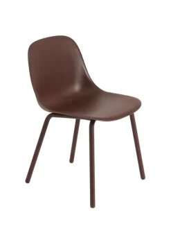 Best Muuto Fiber Outdoor Side Chair Anthracite Black