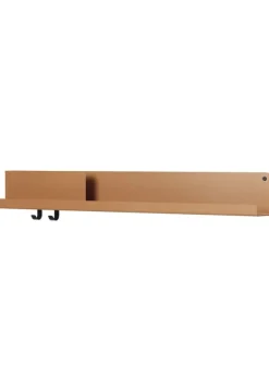 Clearance Muuto Folded Shelves Brændt Orange L96