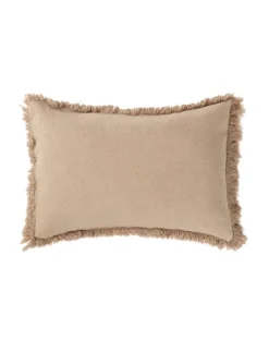 Børn Nobodinoz Fringes cushion Landscape in washed cotton