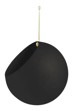 Best AYTM Globe Hangning Flowerpot Black/Gold Large