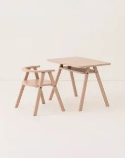 New Nobodinoz Growing Green Kid's Chair Blush