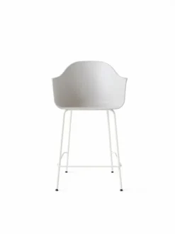 Audo Copenhagen Harbour Counter Chair / Light Grey Steel Base