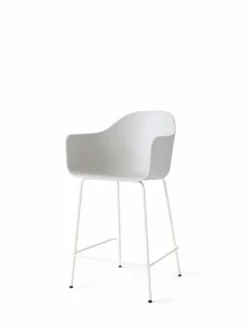 Audo Copenhagen Harbour Counter Chair / Light Grey Steel Base