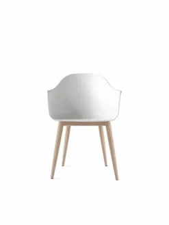 Clearance Audo Copenhagen Harbour Dining Chair / Natural Oak Base White