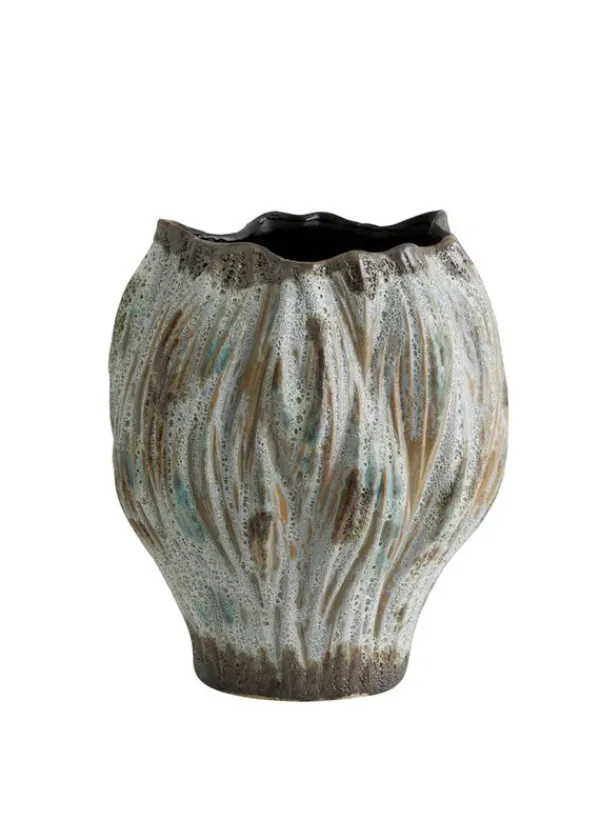Best Nordal Henry Vase Brown/Green/White S